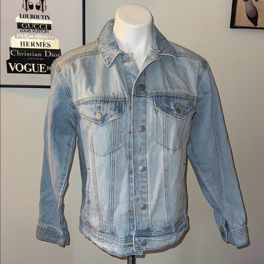 Ingrid & Isabel Light Blue Jean Jacket